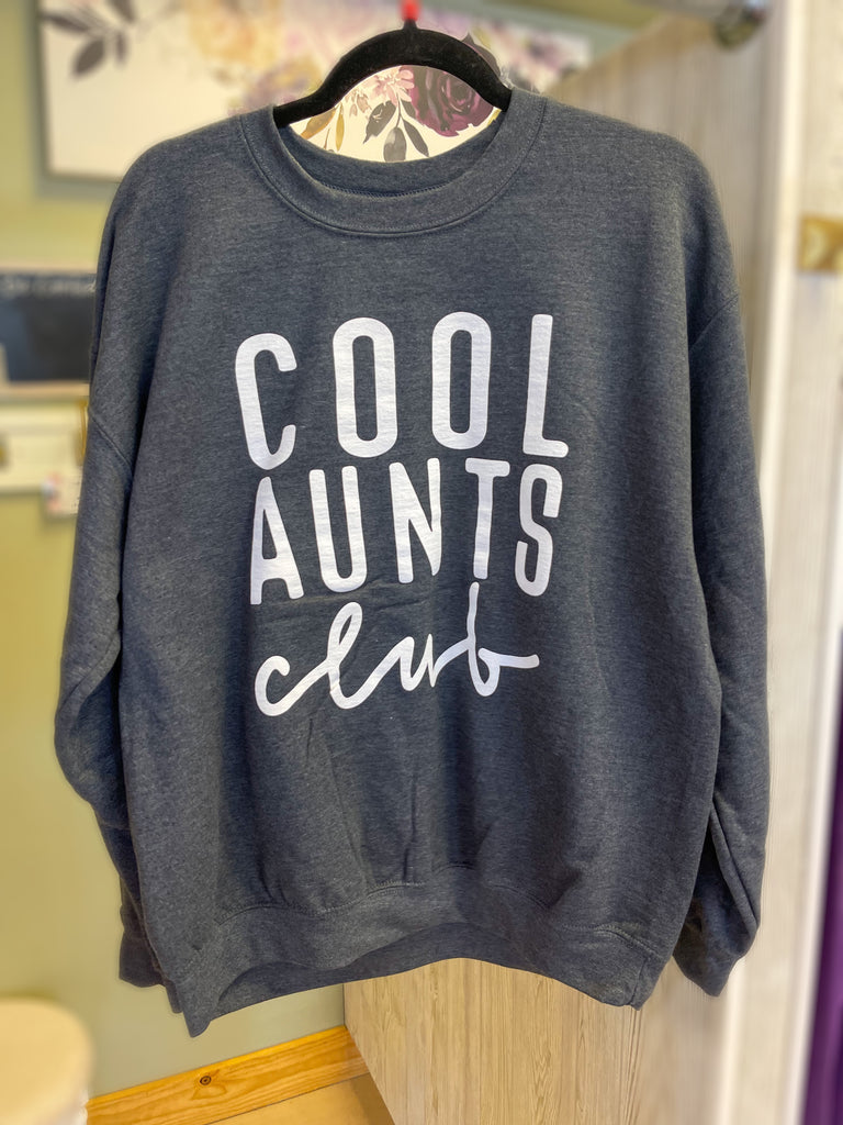 L & 2XL ONLY Cool Aunts Club Sweatshirt