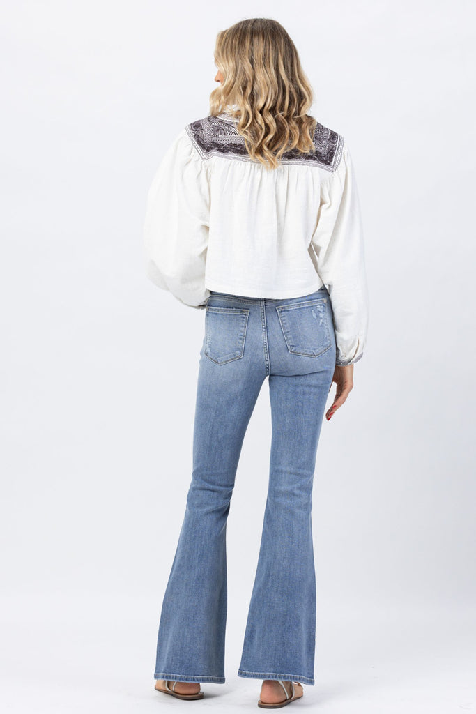REG & PLUS The Sophie Flare Jeans