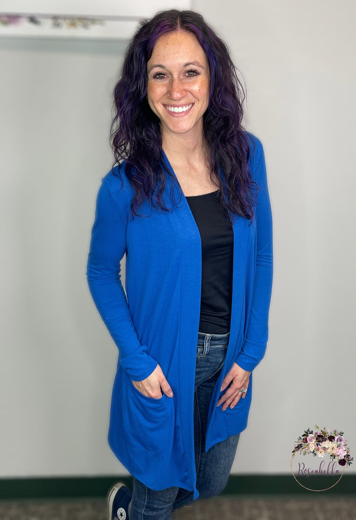 S & M ONLY The Blue Dahlia Cardigan