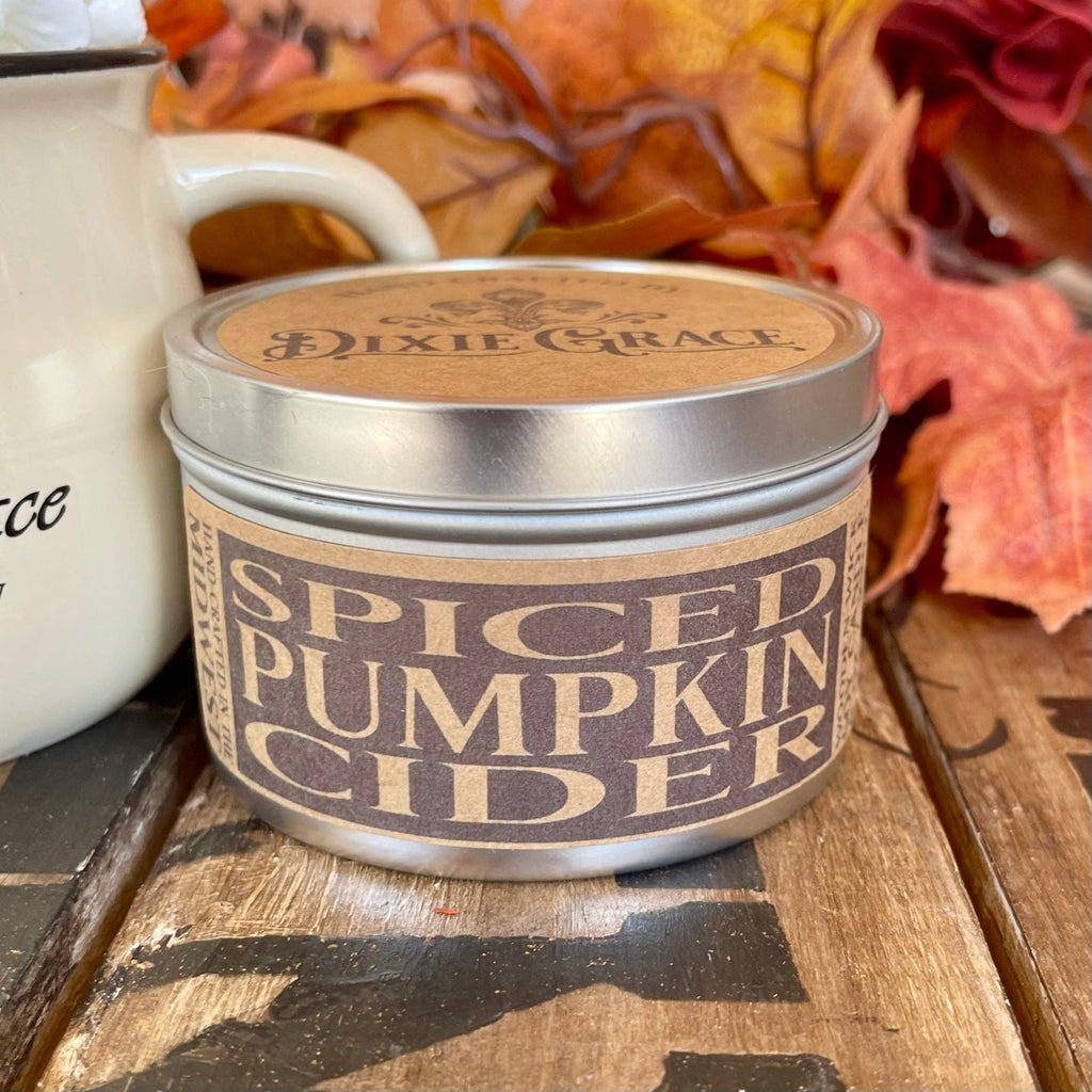 Spiced Pumpkin Cider - Wooden Wick Candle
