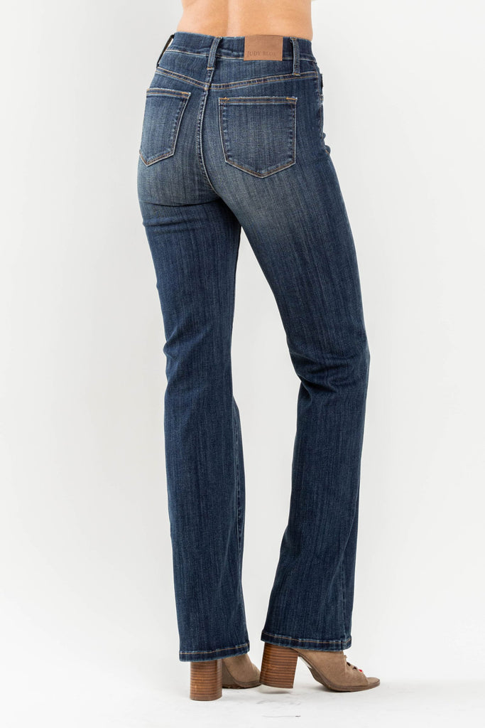 Pull On Slim Bootcut Jeans
