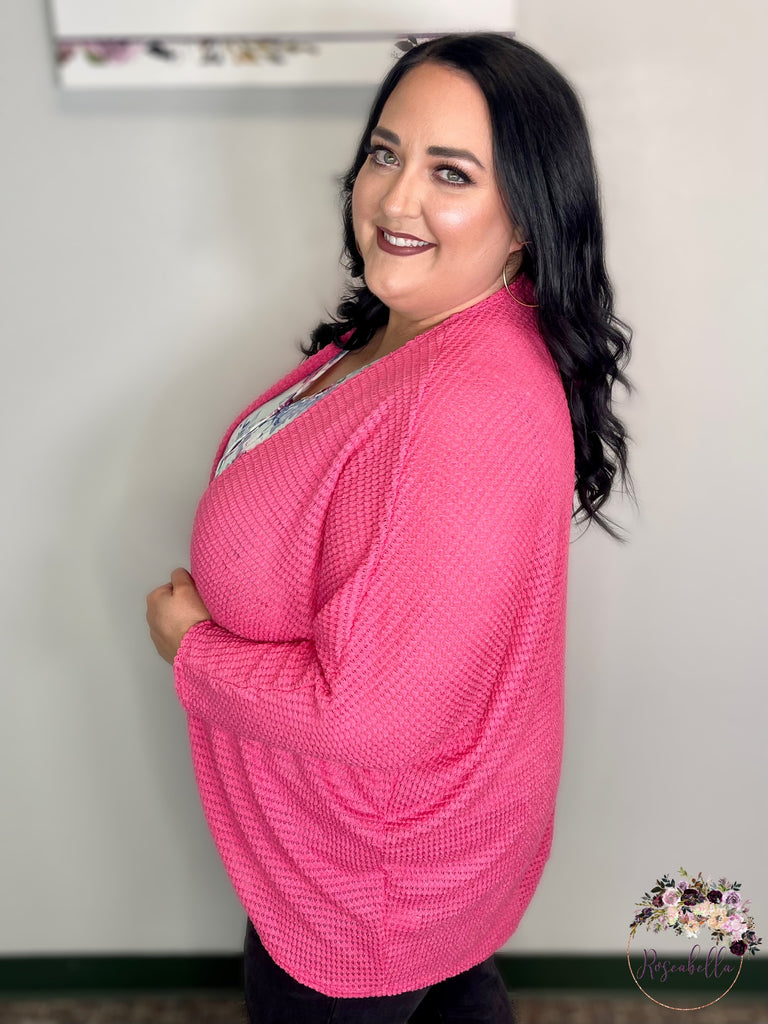 S & 3XL ONLY The Raspberry Cardigan