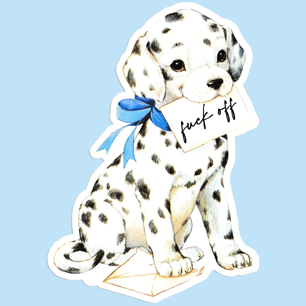 F*ck Off Puppy Sticker