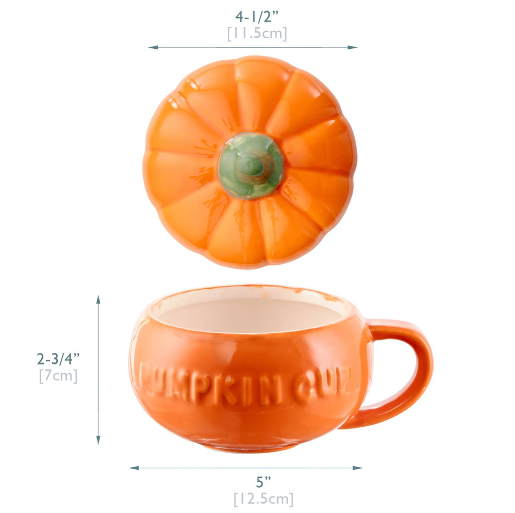 Pumpkin Ceramic Coffee Mug - Roseabella 