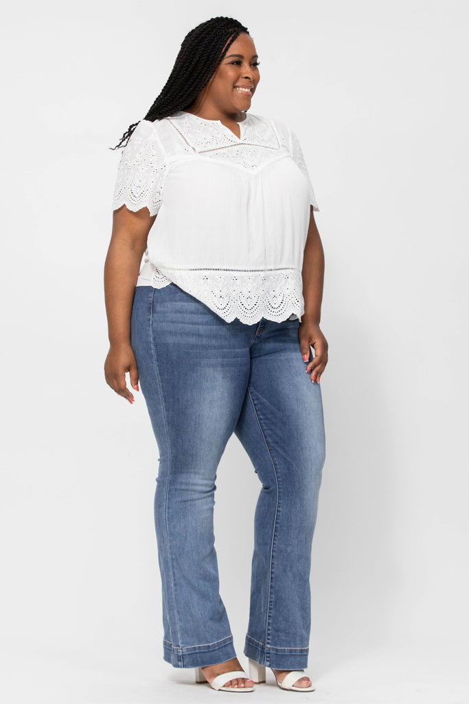 REG & PLUS The Zoey Flare Jeans